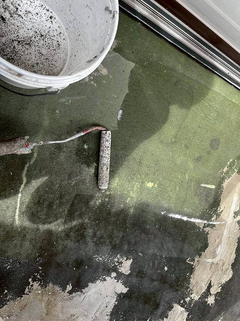 加古川市　ベランダの防水塗料